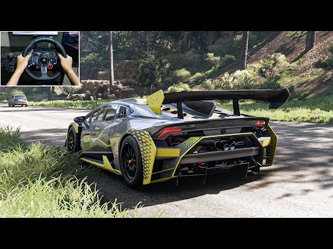 Lamborghini Huracan Super Trofeo EVO Forza Horizon 5 Logitech G29 Stering Wheel Gameplay