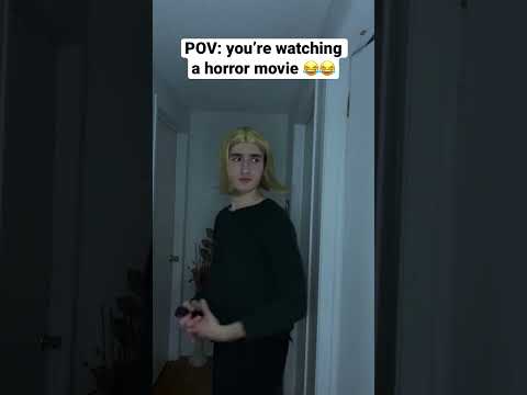 Horror movie trailers be like #shorts #funny #comedy