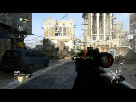 Black Ops 2 Cross Map Balistic Knife First Blood - YEMEN (Search And Destroy)