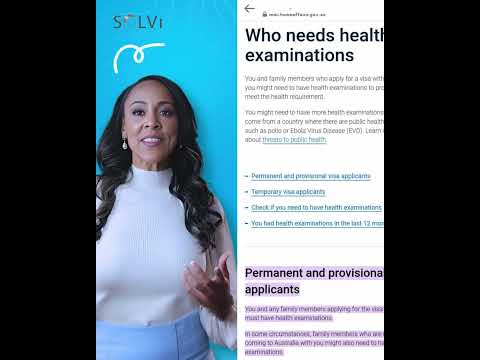 Planning to move to Australia? Don’t forget the health examinations. Watch this! #shorts #nurses