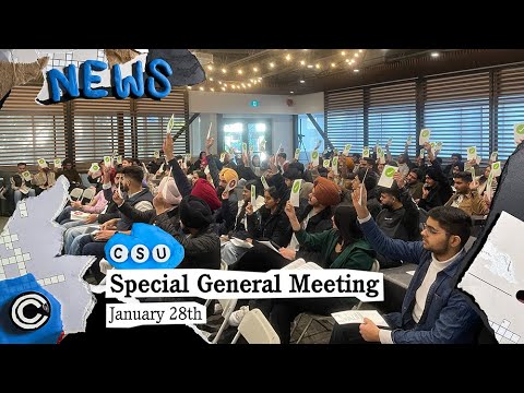 CSU Special General Meeting | Spring 2025