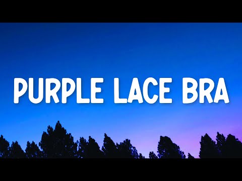 Tate McRae - Purple Lace Bra (Lyrics)