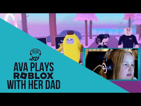 @pixi._editsx Plays Roblox Games with her Dad