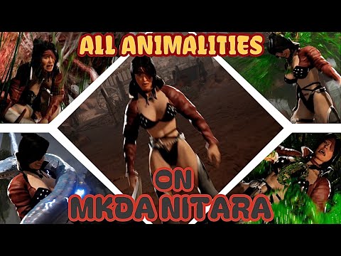 All ANIMALITIES Performed on MK Deadly Alliance Nitara Mod - Mortal Kombat 1