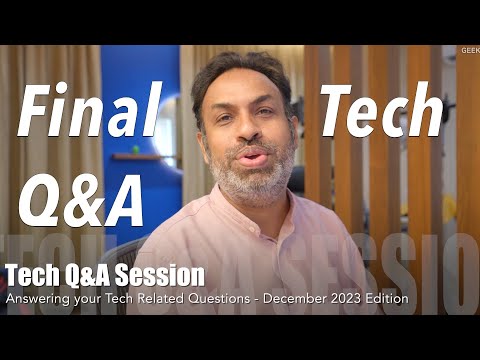 The Final Tech Q&A Session for 2023