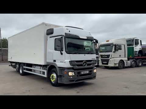 **SOLD** 2010 Mercedes Actros 2536 MP3 6x2 Box Truck - Dixon Commercial Exports Ltd