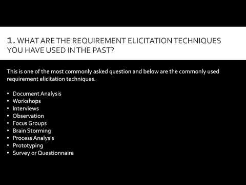 What are the Requirement Elicitation Techniques you have used in the past? #shorts