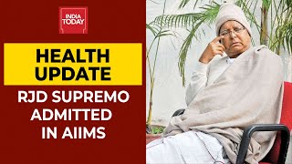 RJD Supremo Lalu Prasad Yadav's Health Deteriorates; Rabri Devi, Tejashwi Accompanied Lalu