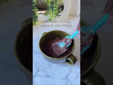 5 Minutes Chocolate Lava Mug Cake #food #recipe #shorts