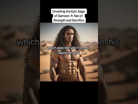 Unveiling the Epic Saga of Samson: A Tale of Strength and Sacrifice PART 1#thebook #Samson