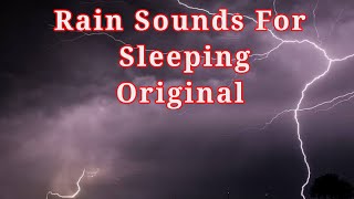 Rain Sounds For sleeping Original #blackscreenrainsounds