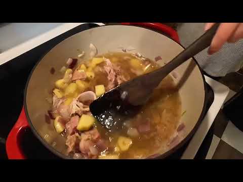 Leftover Holiday Ham & Potato Soup | No dairy