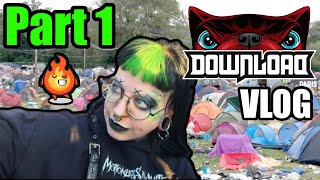 Download Festival 2023 Vlog *Friends, Fire & Butt Drinks* PART 1 // Emily Boo