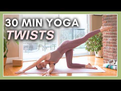 30 min Intermediate Vinyasa Flow - SPINAL TWISTS