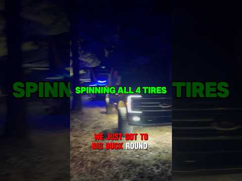 SPINNING ALL 4 TIRES in the F250 Pulling the Toy Hauler