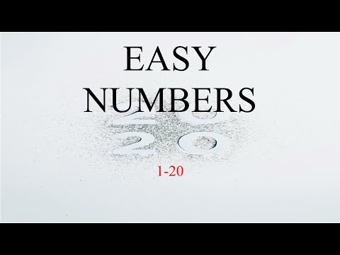 Easy numbers - Learn numbers 1-20 in an English song