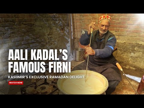 Aali Kadal becomes Srinagar’s go-to spot for firni during Ramadan