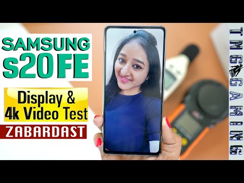 Samsung Galaxy S20 FE - 4K Video & Display Test