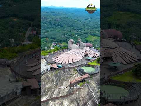 😍❤️World’s Largest Bird Sculpture - Jatayu Earth Center!🔥 #Kerala #travel #exploreindia