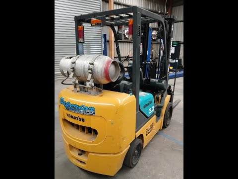 Lot 2 Rocklea Auction - Komatsu 3 Tonne Forklift - LP Gas