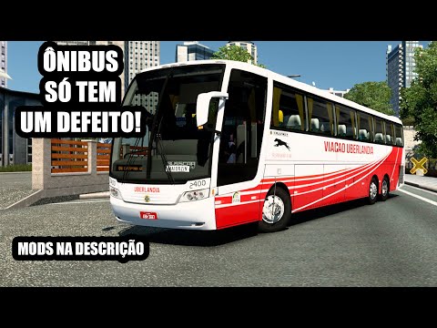 Esse ônibus é totalmente funcional! Só tem um defeito - Mod Euro Truck Simulator 2 1.50