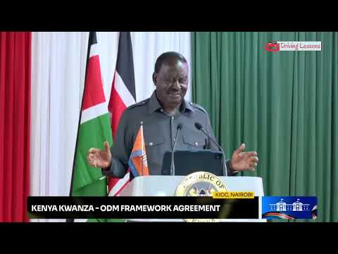 LISTEN TO RAILA ODINGA'S HEARTWARMING SPEECH AS HE SIGNS COALITION WITH PRESIDENT RUTO!