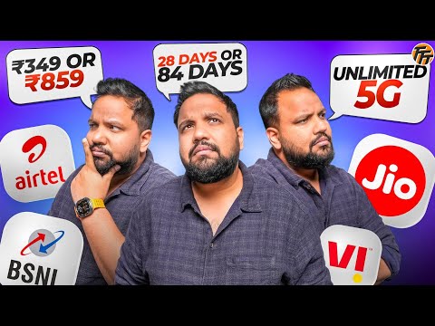 Best Recharge Plans for Jio, Airtel, Vi & BSNL!