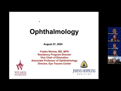 Hopkins Virtual Ophthalmology Curriculum (HOVC) | Dr. Fasika Woreta - Cornea & Cataract Specialist