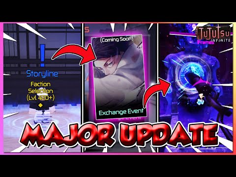 Jujutsu Infinite Major Update Soon! (Six Eyed Calamity Boss,Factions,New Event,Codes,Etc)