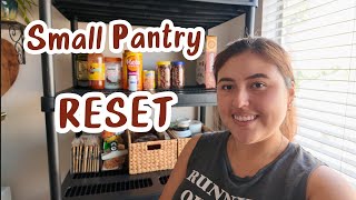 Small Pantry Declutter & Organization | Kitchen Reset Pt 1