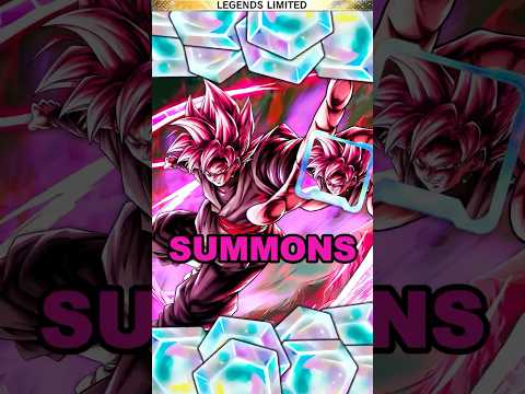 BELIEVABLE SUMMONS FOR ULTRA GOKU BLACK | #dblegends #dbl #dragonballlegends #dblshorts