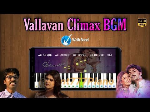 Vallavan Climax BGM in Piano | Silambarasan TR | Yuvan | Walkband