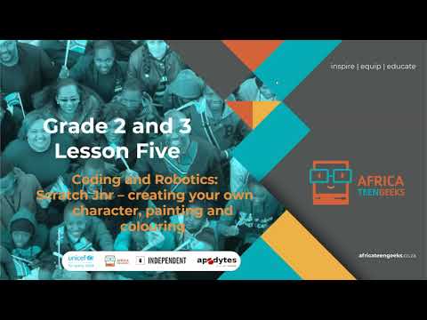 Grade 2-3 Coding | Lesson 20 | Creating Your Own Character