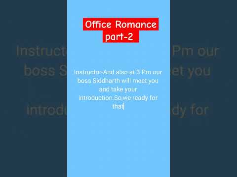 Office Romance part-2|#lovestory #youtubeshorts #shorts