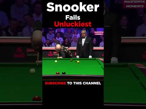 EPIC SNOOKER FAILS! Unluckiest Shots & Worst Moments in Snooker History! PART 2