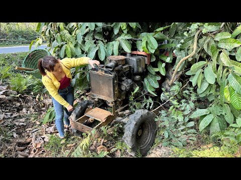 Repair Restoration Diesel Engine Agricultural Tractor - Diesel Engine In 1985 | GENIUS GIRL MECHANIC