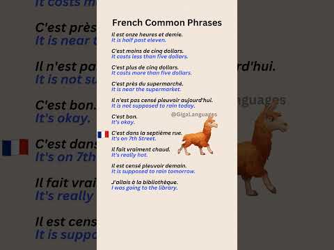 French Common Expressions Part 24 #LearnFrench #FrenchPhrases