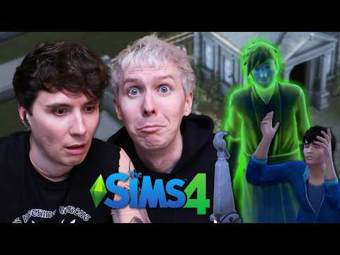 OUR FIRST SIMS DEATH - Dan and Phil play The Sims 4: Season 2 #17