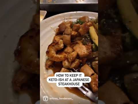 How to keep it keto-ish at a Japanese steakhouse 👌