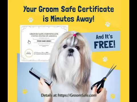 Groom Safe Certificate for FREE!