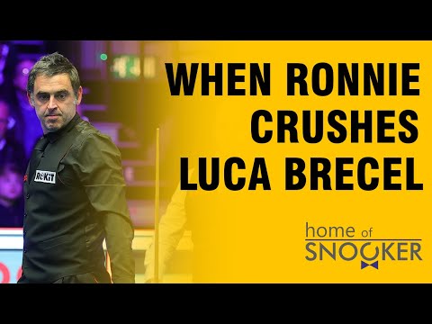 Three Times Ronnie O'Sullivan Crushed Luca Brecel!