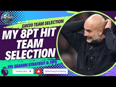 My Final FPL GW20 Team Selection & Winning FPL Strategy | Fantasy Premier League Tips 2024/25