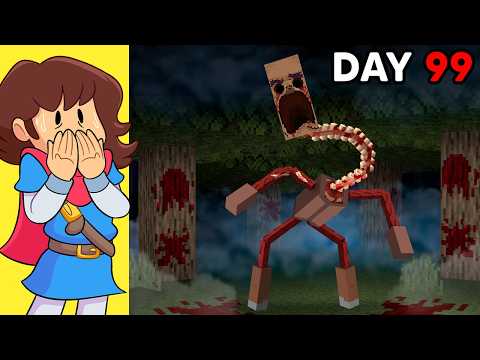 I Survived 100 Days as SCARY MYTHS in Minecraft