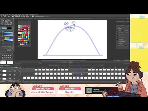 Doodling and animation in Blender Grease Pencil /THEN/ TVPaint 11 Pro / Come say hi :)