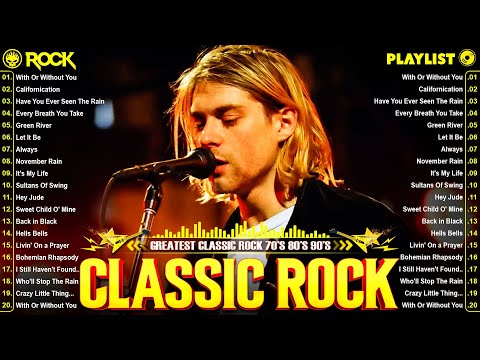 Classic Rock Songs 70s 80s 90s Full Album 🔥 Nirvana, Led Zeppelin, Bon Jovi, Aerosmith, U2, ACDC