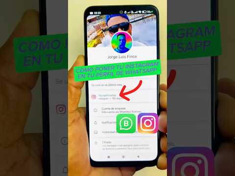 Como poner tu cuenta de Instagram en tu perfil de WhatsApp