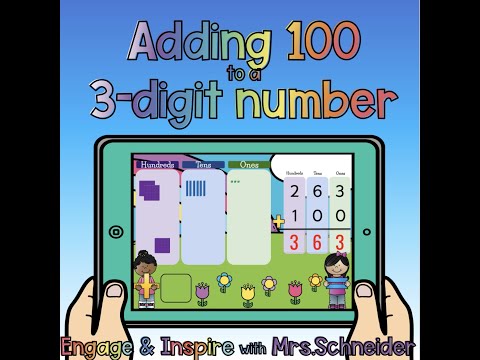 Adding 100 to 3 digit Numbers-Boom Cards!