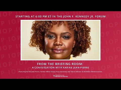 From the Briefing Room: A Conversation with Karine Jean-Pierre