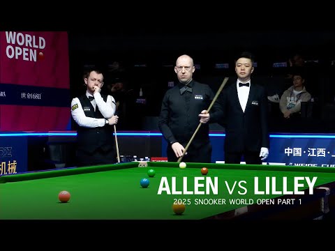 Mark Allen vs David Lilley 2025 Snooker World Open Part 2