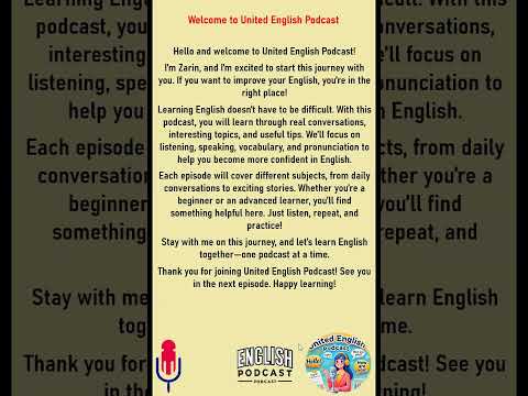 Welcome to United English Podcast | Learning English Through Podcast | English for Sleeping